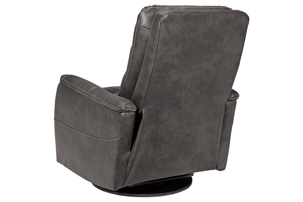 Riptyme Quarry Swivel Glider Recliner - Lara Furniture