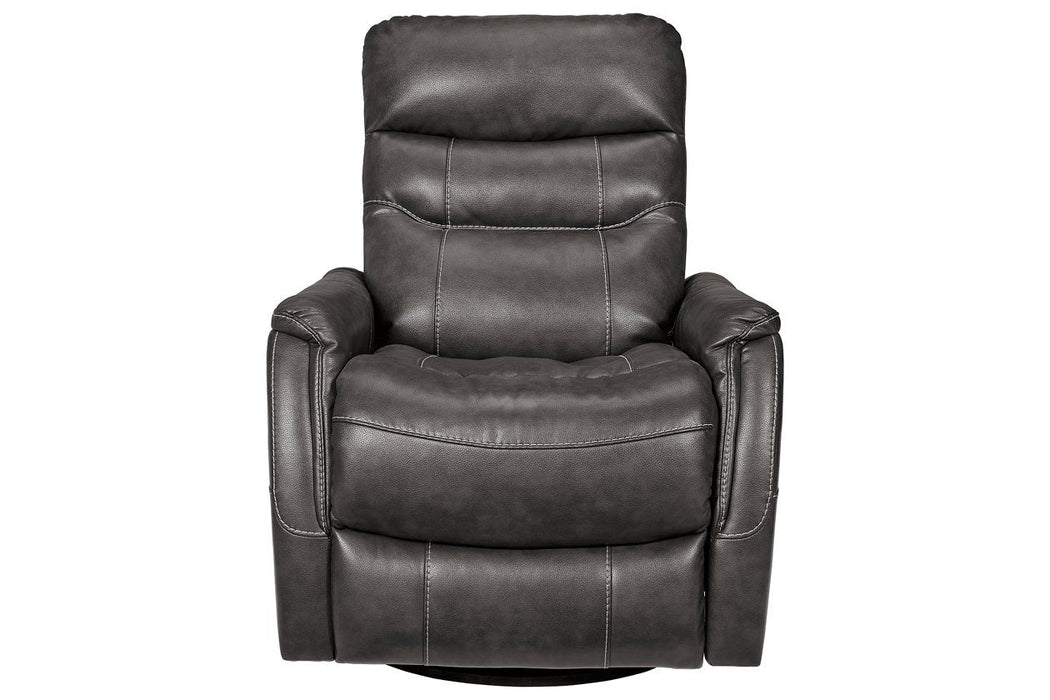 Riptyme Quarry Swivel Glider Recliner - Lara Furniture