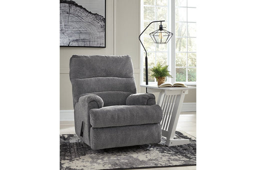 Man Fort Graphite Recliner - Lara Furniture