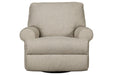 Ferncliff Sepia Swivel Glider Recliner - Lara Furniture