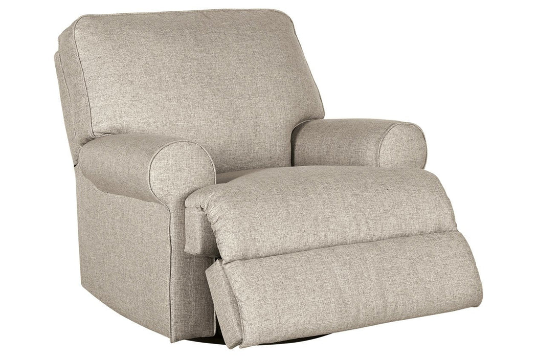 Ferncliff Sepia Swivel Glider Recliner - Lara Furniture