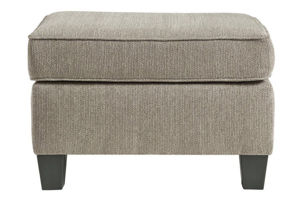 Shewsbury Pewter Ottoman - Lara Furniture