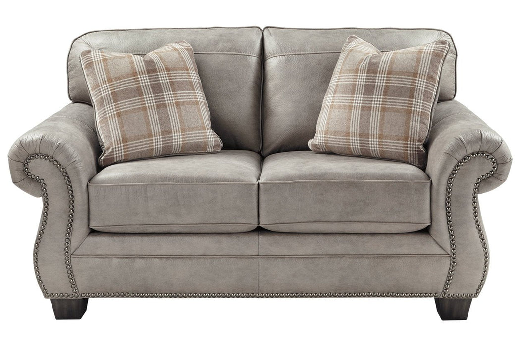 Olsberg Steel Loveseat - Lara Furniture