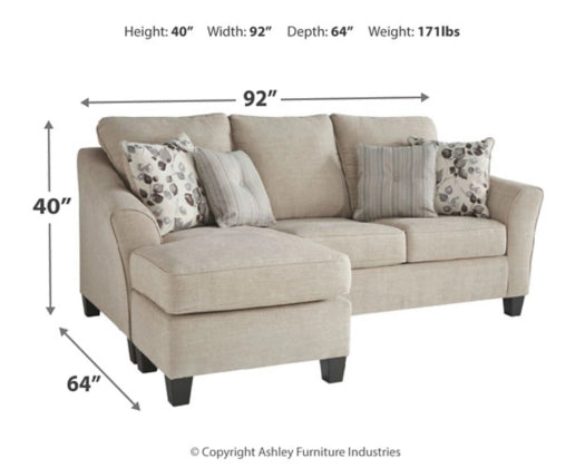 Abney Sofa Chaise Sleeper