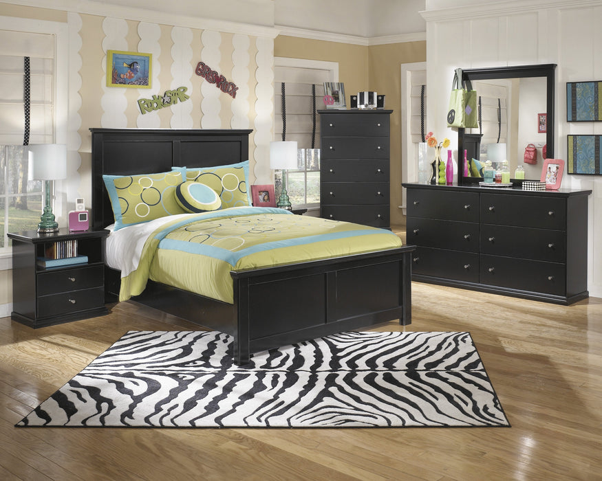 Maribel Black Youth Panel Bedroom Set