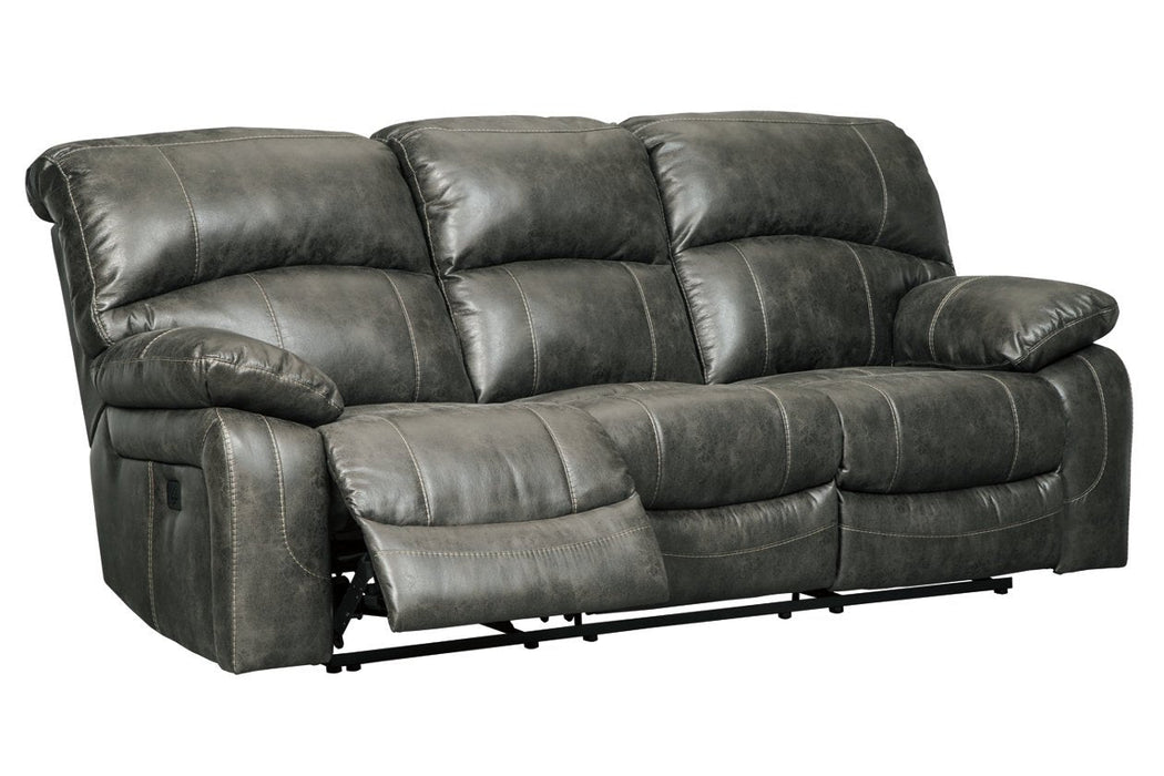 Dunwell Steel Power Reclining Sofa - Lara Furniture