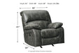 Dunwell Steel Power Recliner - Lara Furniture