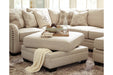 Luxora Bisque Ottoman With Storage - Lara Furniture