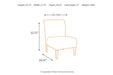 Honnally Sapphire Accent Chair - Lara Furniture