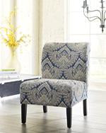 Honnally Sapphire Accent Chair - Lara Furniture