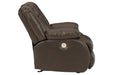 Denoron Chocolate Power Recliner - Lara Furniture