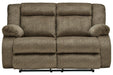 Burkner Mocha Power Reclining Loveseat - Lara Furniture