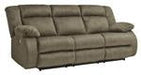 Burkner Mocha Power Reclining Sofa - Lara Furniture