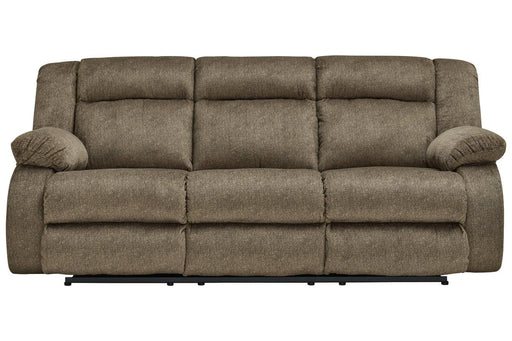 Burkner Mocha Power Reclining Sofa - Lara Furniture