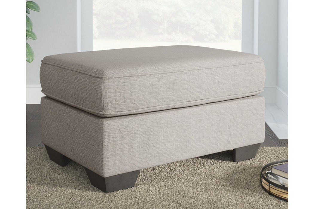 Greaves Stone Ottoman - Lara Furniture