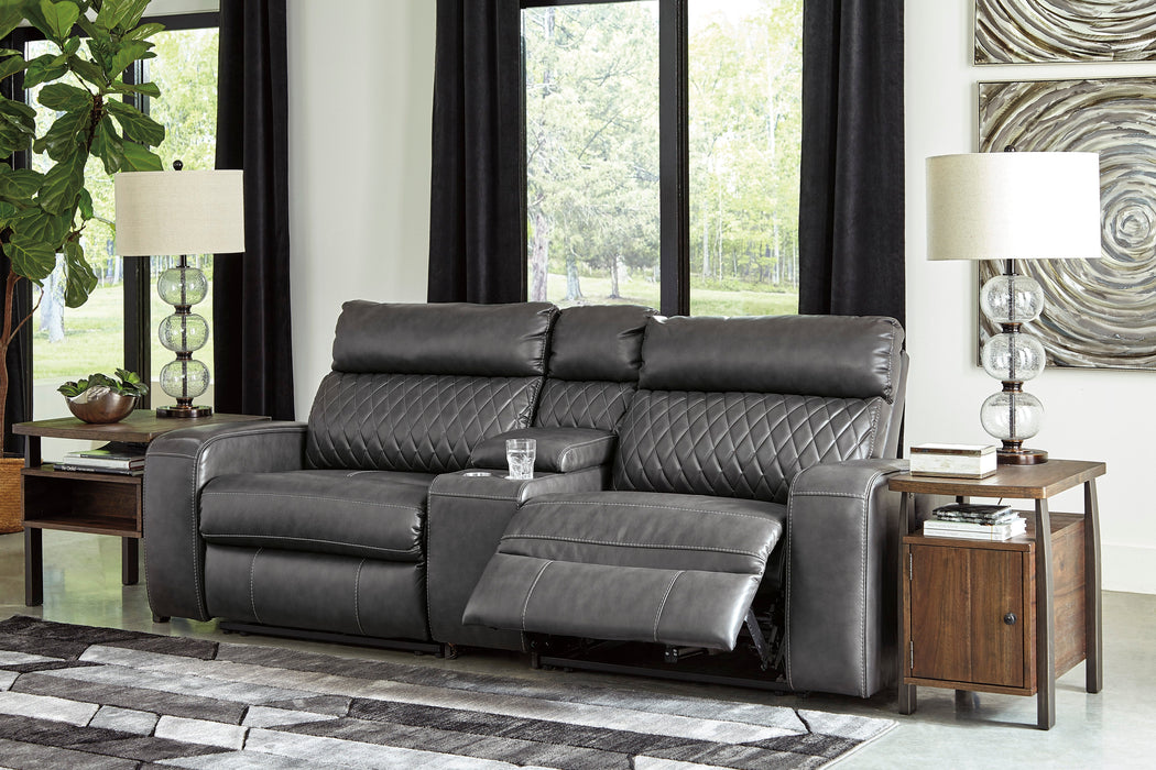 Samperstone Gray Living Room Set