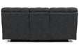 Wilhurst Marine Reclining Sofa with Drop Down Table - Lara Furniture