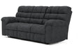 Wilhurst Marine Reclining Sofa with Drop Down Table - Lara Furniture