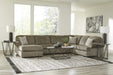 Hoylake Chocolate LAF Sectional - Lara Furniture