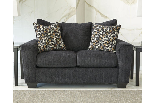 Wixon Slate Loveseat - Lara Furniture