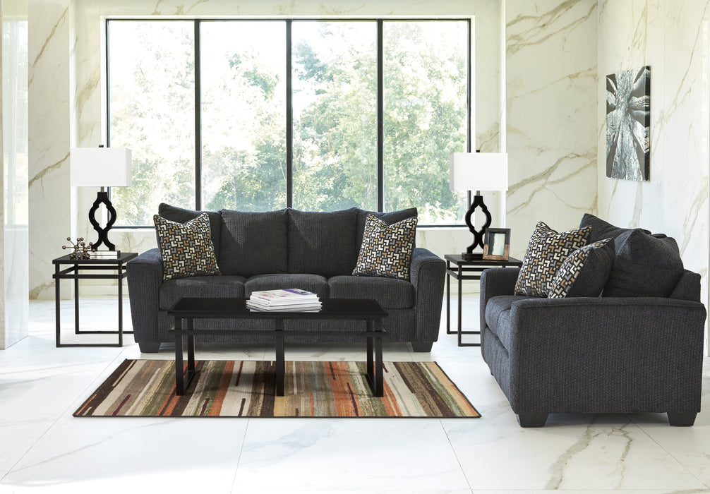 Wixon Slate Living Room Set - Lara Furniture