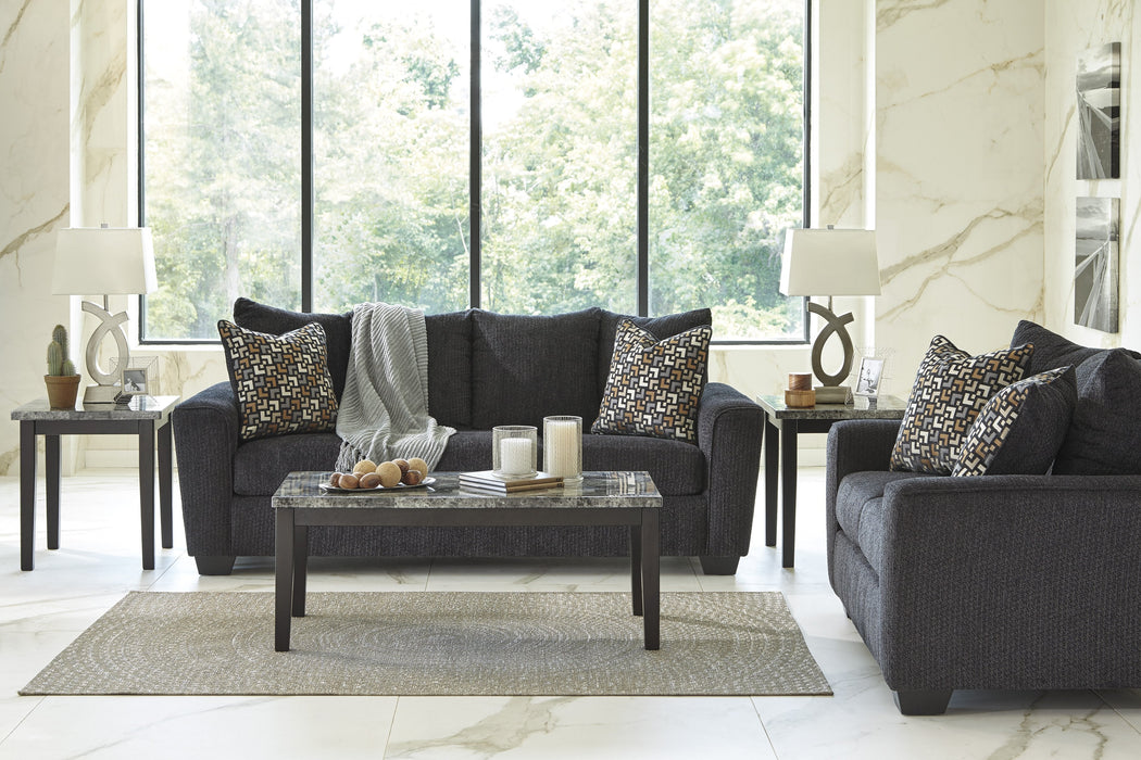 Wixon Slate Living Room Set - Lara Furniture