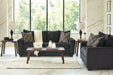 Wixon Slate Loveseat - Lara Furniture