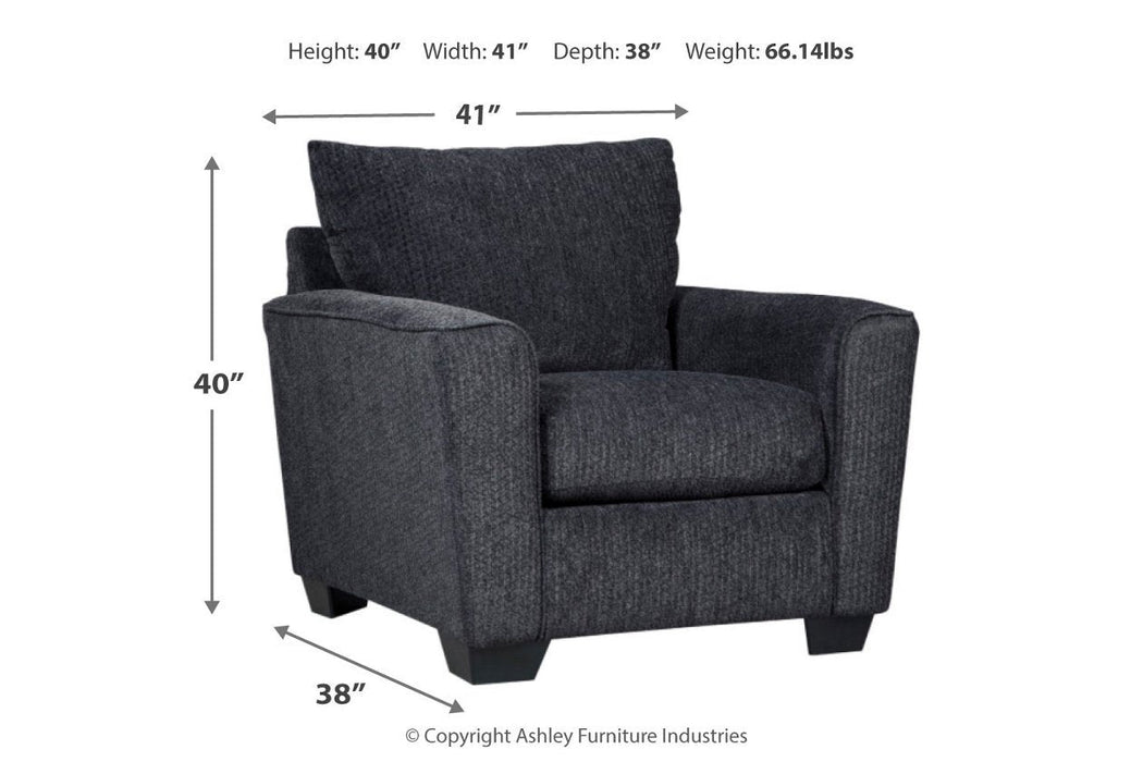 Wixon Slate Chair - Lara Furniture