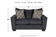 Wixon Slate Loveseat - Lara Furniture