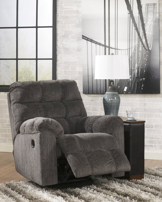 Acieona Slate Reclining Living Room Set