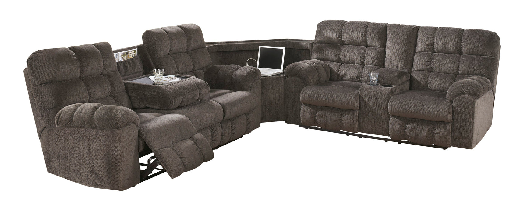 Acieona Slate Reclining Sectional