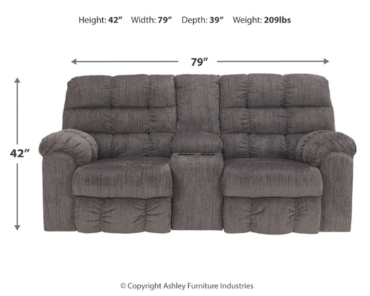 Acieona Slate Reclining Living Room Set