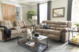 Workhorse Cocoa Reclining Living Room Set - Lara Furniture