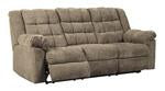 Workhorse Cocoa Reclining Sofa - Lara Furniture