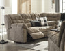 Workhorse Cocoa Reclining Sectional - Lara Furniture