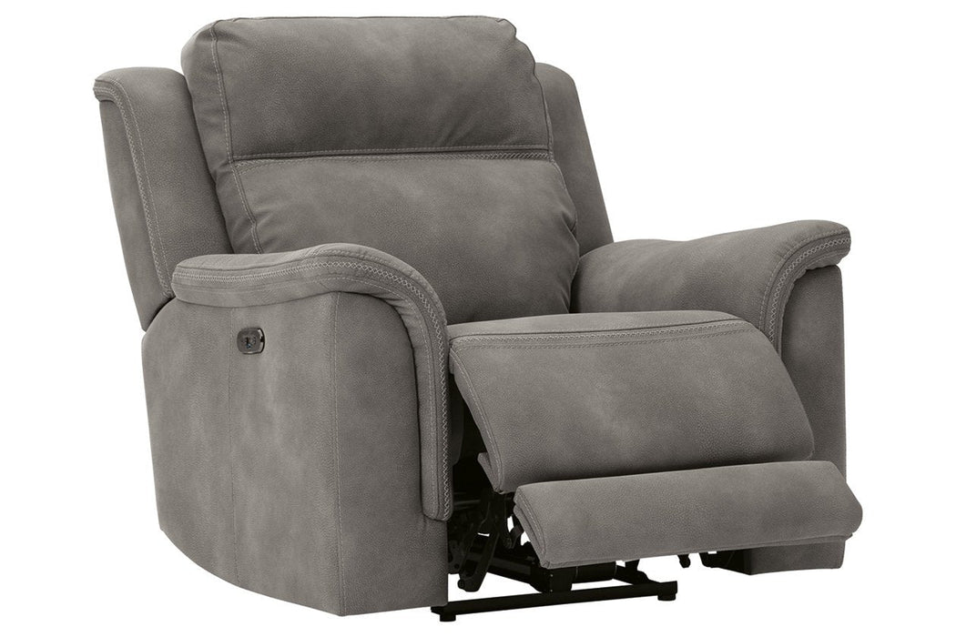 Next-Gen DuraPella Slate Power Recliner - Lara Furniture