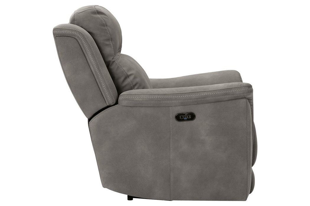 Next-Gen DuraPella Slate Power Recliner - Lara Furniture