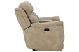 Next-Gen DuraPella Sand Power Reclining Loveseat with Console - Lara Furniture