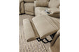 Next-Gen DuraPella Sand Power Reclining Loveseat with Console - Lara Furniture