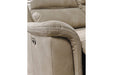 Next-Gen DuraPella Sand Power Reclining Loveseat with Console - Lara Furniture