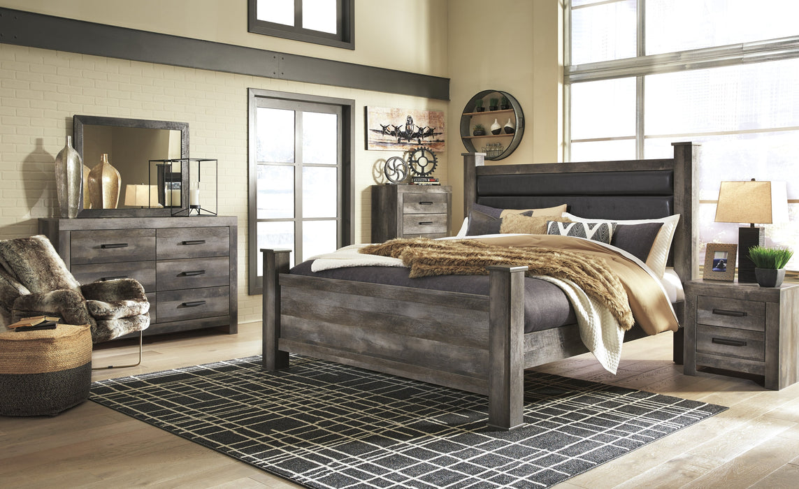 Wynnlow Gray Poster Bedroom Set