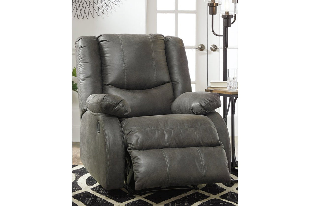 Bladewood Slate Recliner - Lara Furniture