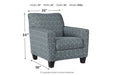 Brinsmade Midnight Accent Chair - Lara Furniture