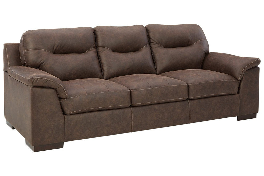 Maderla Walnut Sofa - Lara Furniture