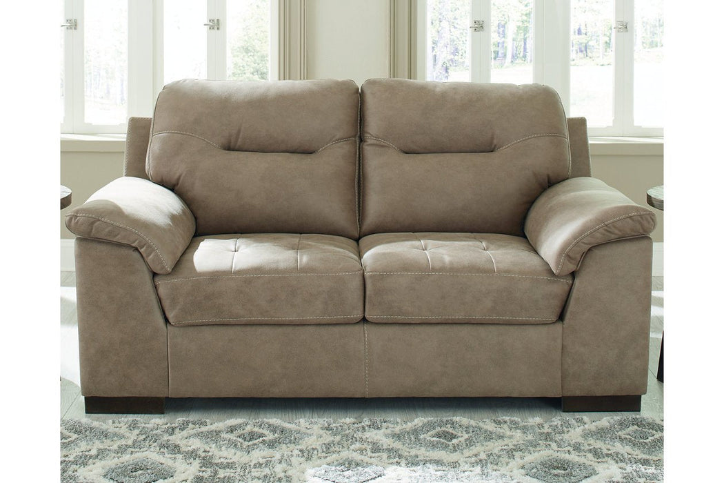 Maderla Pebble Loveseat - Lara Furniture