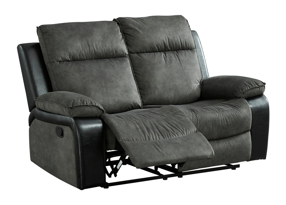 Woodsway Reclining Gray Loveseat