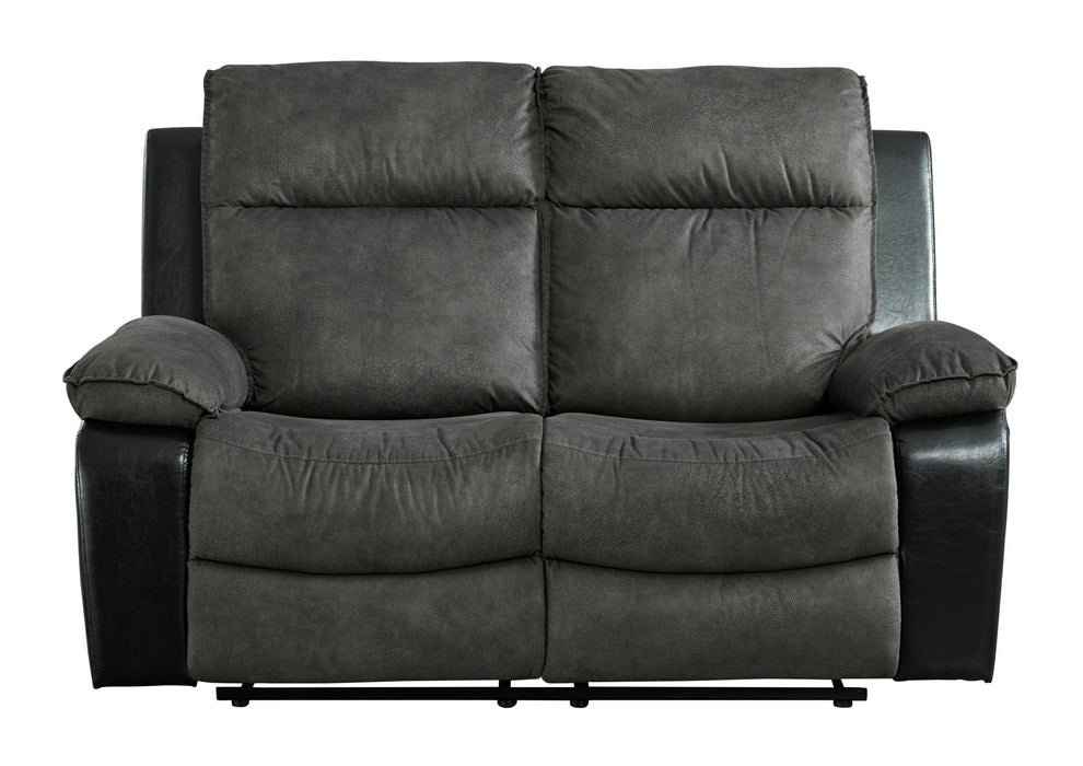 Woodsway Reclining Gray Loveseat