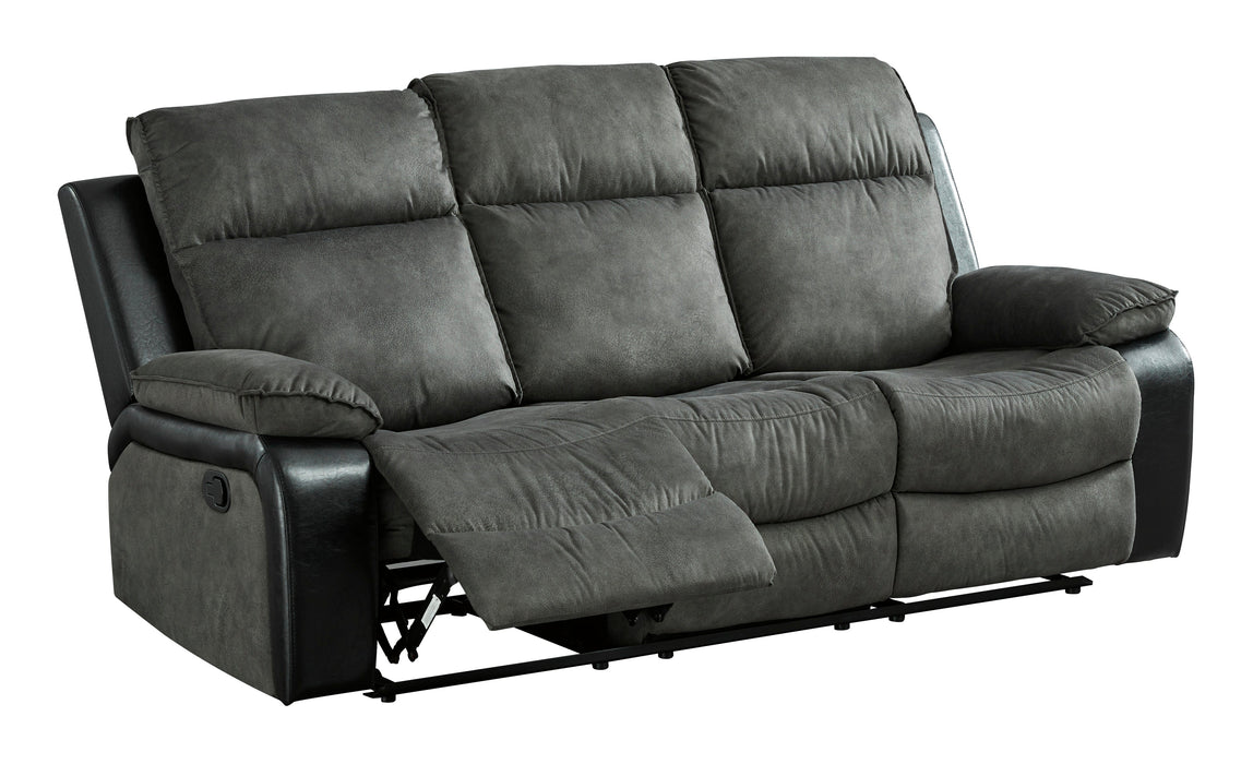 Woodsway Reclining Gray Sofa