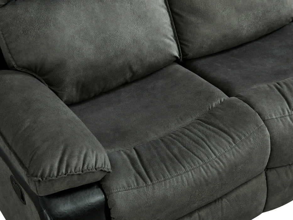 Woodsway Reclining Gray Loveseat