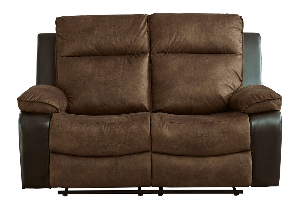 Woodsway Reclining Brown Loveseat